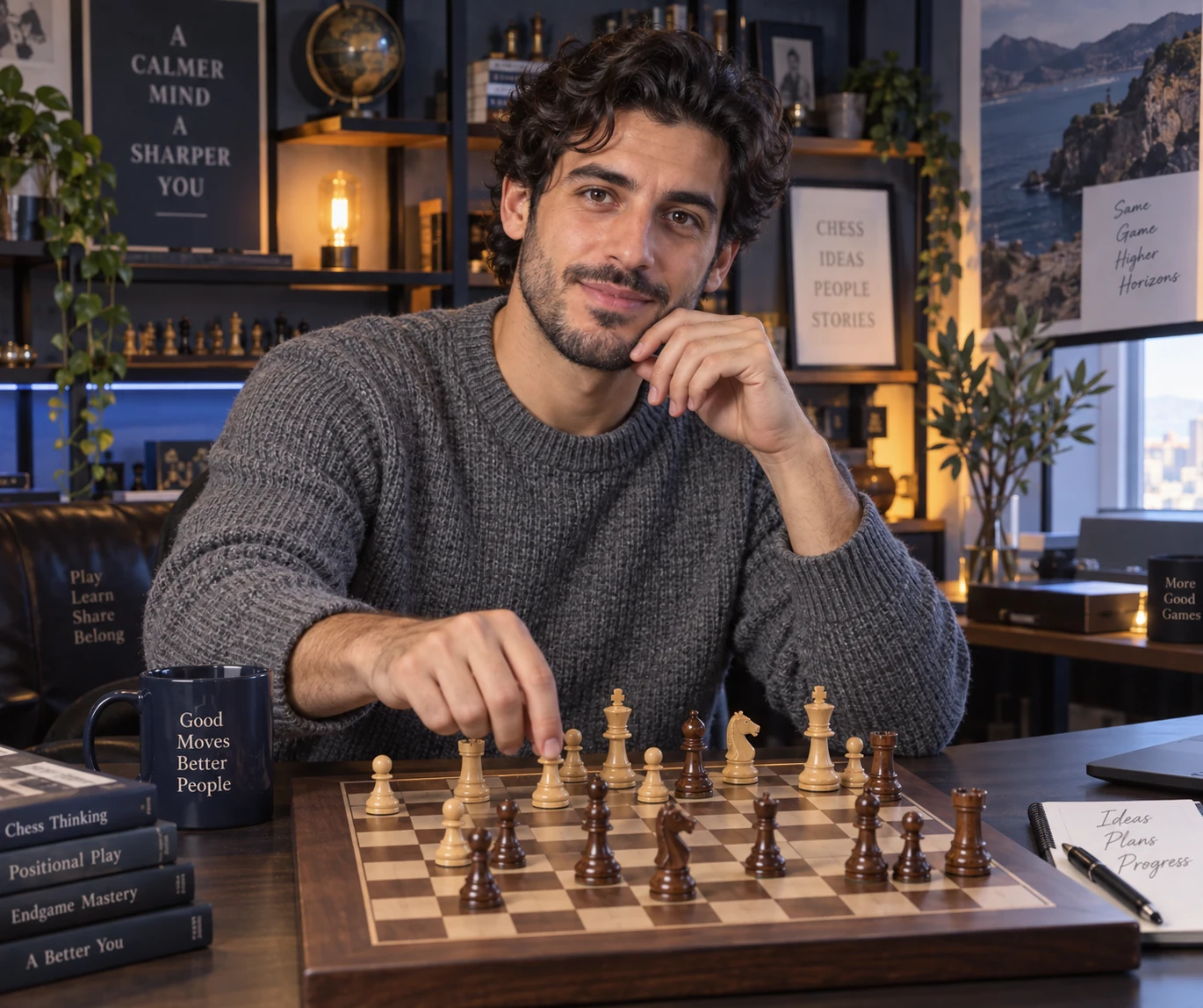 Elio dans son univers Échecs